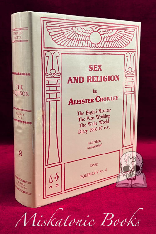 SEX & RELIGION by Aleister Crowley (First Edition Hardcover)