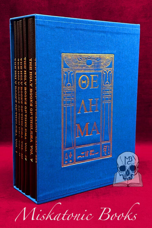 THE HOLY BOOKS OF THELEMA:  6 Volume Set by Aleister Crowley - Limited Edition in Custom Slipcase