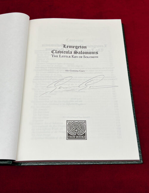 Lemegeton Clavicula Salomonis: The Little Key of Solomon edited by Gemma Gary - Limited Edition Hardcover with Signed Sigil - Image 2