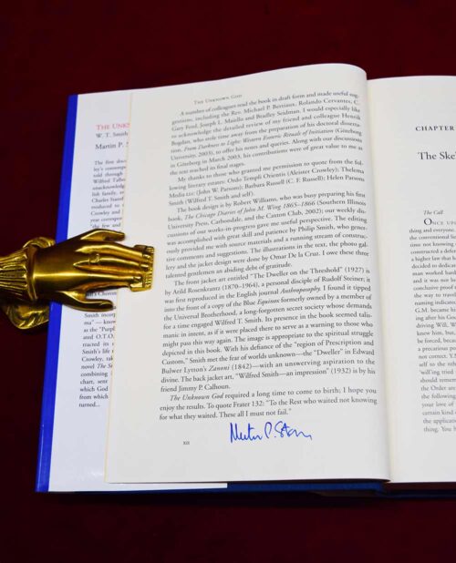 THE UNKNOWN GOD: W.T. Smith and the Thelemites by Martin P. Starr -  Signed First Edition Hardcover - Image 2