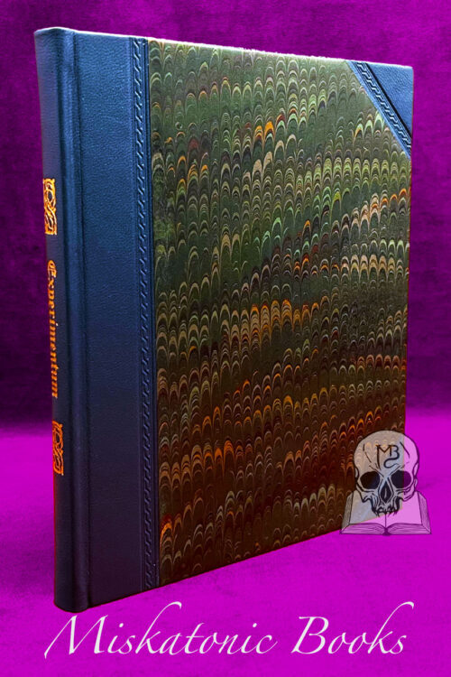 EXPERIMENTUM by Frederick Hockley - Deluxe Half Bound in Leather with Lidded Slipcase and Chemise (Water Spot on Slipcase)