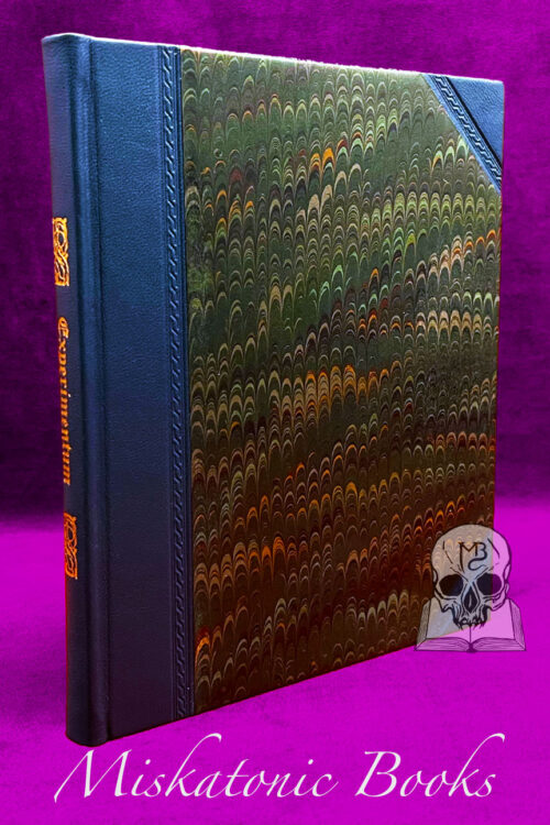 EXPERIMENTUM by Frederick Hockley - Deluxe Half Bound in Leather with Lidded Slipcase and Chemise (Water Spot on Slipcase)