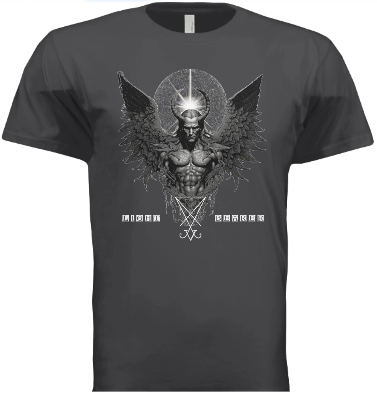 Lucifer: Light Bearer T-Shirt - Miskatonic Books