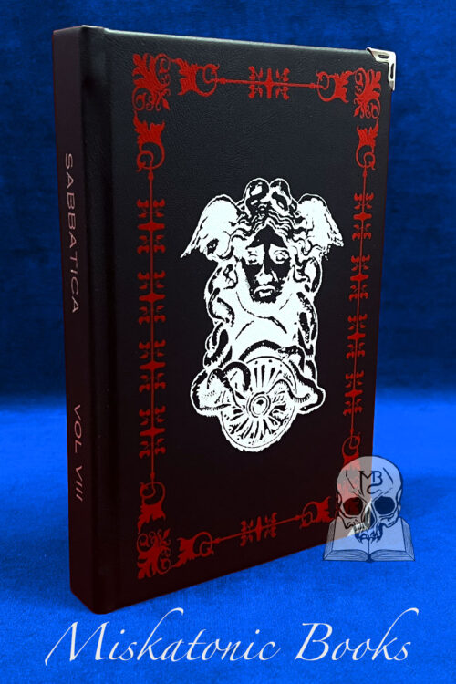SABBATICA Vol 8: The Mysterious Chants of the Death and the Dead edited by Edgar Kerval - Deluxe Leather Bound Limited Edition Hardcover with Altar Cloth