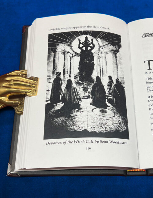 SABBATICA Vol 8: The Mysterious Chants of the Death and the Dead edited by Edgar Kerval - Deluxe Leather Bound Limited Edition Hardcover with Altar Cloth - Image 3