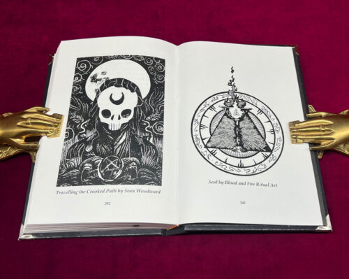 SABBATICA Vol 8: The Mysterious Chants of the Death and the Dead edited by Edgar Kerval - Deluxe Leather Bound Limited Edition Hardcover with Altar Cloth - Image 4
