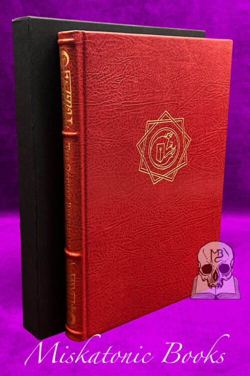 THE OCCULT RELIQUARY by Daniel Schulke - Deluxe Limited Edition Hardcover Bound in Full Morocco with Slipcase This being #1