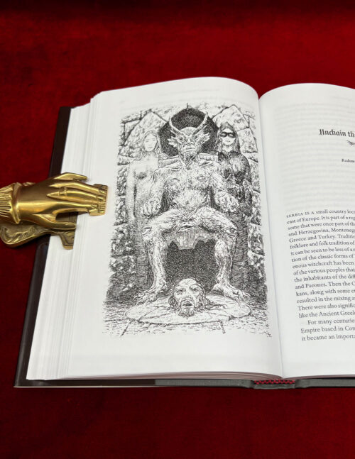 HANDS OF APOSTASY Essays on Traditional Witchcraft edited by Michael Howard & Daniel A. Schulke (Special Deluxe Half Bound in Leather Limited Edition Hardcover) - Image 5