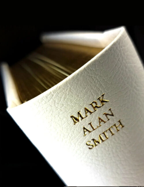 THE RED KING: ARK OF SOULS EDITION by Mark Alan Smith - White Leather Bound Semi-Deluxe Edition