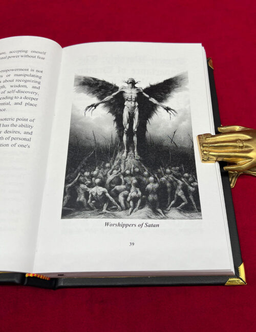 THE SATANIC MANUAL OF THE ABYSMAL SERPENT by Agustine Moriar - Deluxe Leather Bound Limited Edition Hardcover + Extra Book - Image 2