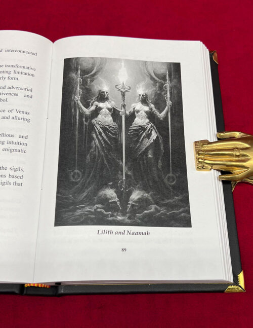 THE SATANIC MANUAL OF THE ABYSMAL SERPENT by Agustine Moriar - Deluxe Leather Bound Limited Edition Hardcover + Extra Book - Image 3