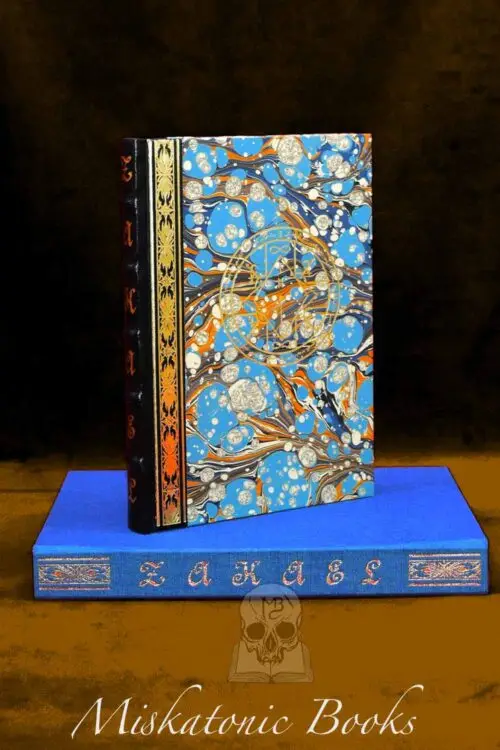 ZAKAEL: The Stargate of Kryst by Vermilion -Deluxe Quarter Leather and Marbled Boards Special DEVOTEE Limited Edition Hardcover in Custom Traycase #2 of only 2 proof copies - Image 2