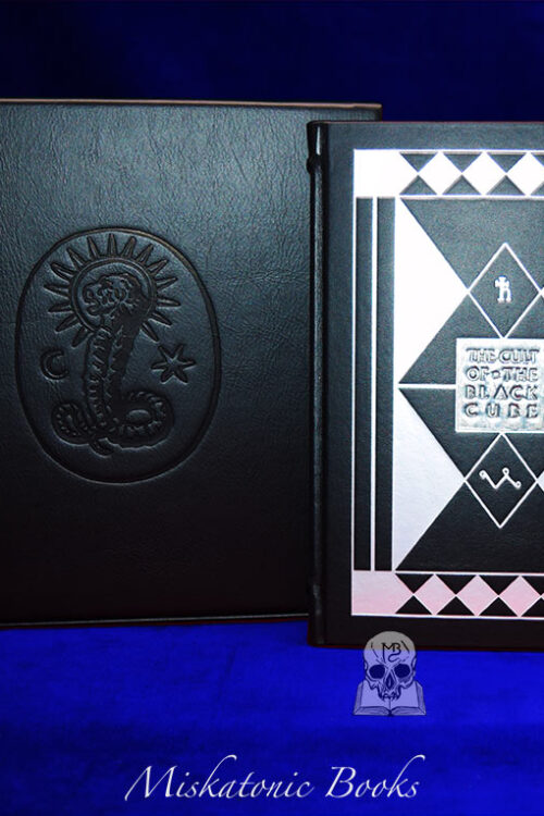 THE CULT OF THE BLACK CUBE: A Saturnian Grimoire by Dr. Arthur Moros - Special HORS COMMERCE Edition in Custom Solander Box in Black Cube Form