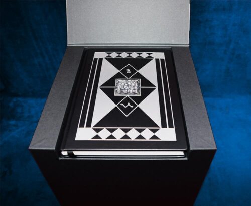 THE CULT OF THE BLACK CUBE: A Saturnian Grimoire by Dr. Arthur Moros - Special HORS COMMERCE Edition in Custom Solander Box in Black Cube Form - Image 3