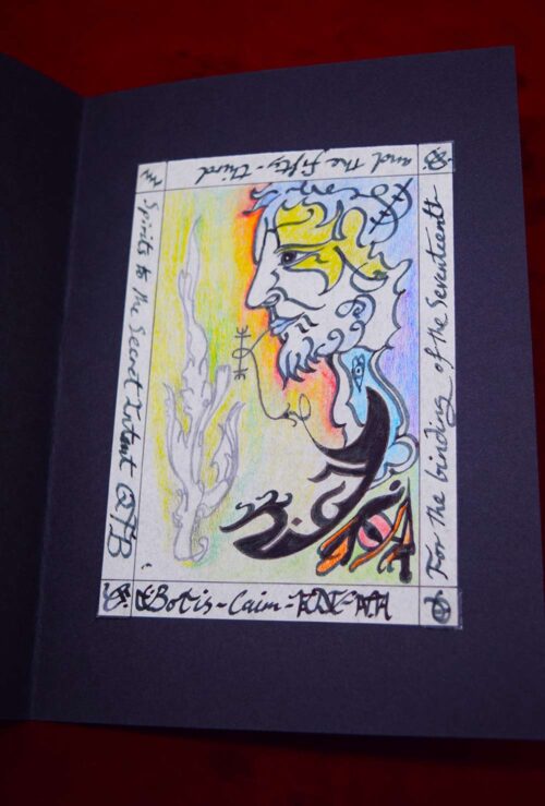 QUTUB by Andrew Chumbley - Deluxe SIGNED and Inscribed Limited First Edition Hardcover with Original Art in Slipcase - Image 2