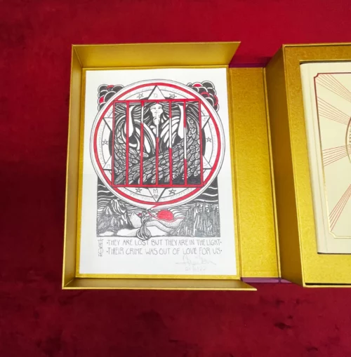 SON OF PROMETHEUS: The Life and Work of Joséphin Péladan by Dr. Sasha Chaitow - SPECIAL Hors Commerce Edition Leather Bound Auric Edition in Custom Traycase - Image 3