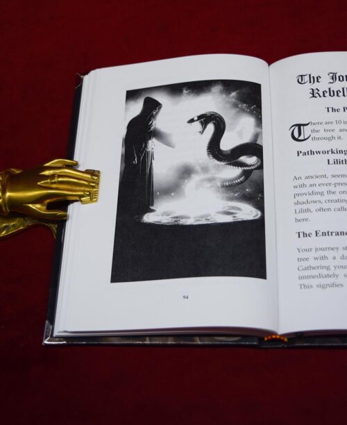 DARK SHADES OF THE SOUL: Satanic Qlipoth Mysticism By Augustine Moriar - Deluxe Leather Bound Edition - Image 3