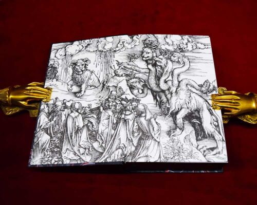 LIBER HVHI: The Magick of the Adversary - Michael W. Ford - Deluxe Quarter Bound in Leather and Marbled Boards with Custom Slipcase - Image 4