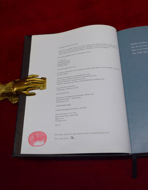 DARK SPIRITS: The Magical Art of Rosaleen Norton and Austin Osman Spare by Dr. Nevill Drury - Deluxe Leather Bound Edition - Image 2