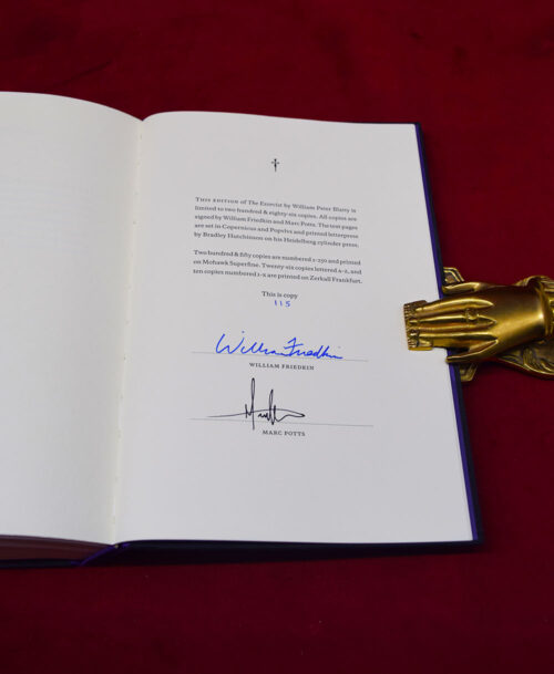 THE EXORCIST by William Peter Blatty, Introduction by William Friedkin, Illustrations by Marc Potts - Signed Limited Edition Hardcover in Custom Traycase - Image 5
