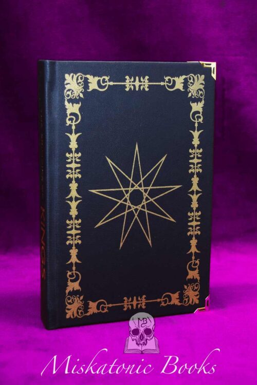 THE GRIMOIRE OF KINGS By Cain D. Thorson - Deluxe Leather Bound Limited Edition Hardcover with 10 Demonic King Cards