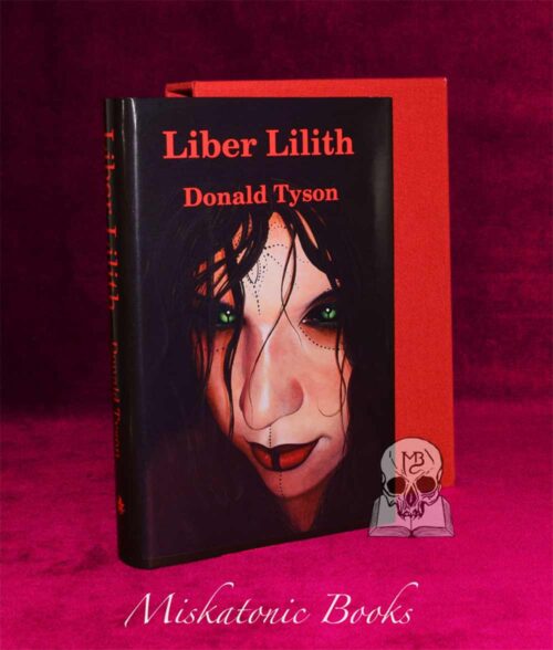LIBER LILITH by Donald Tyson - 2nd Deluxe Edition Quarter Bound in leather and Marbled Boards