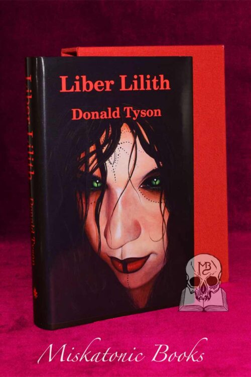 LIBER LILITH by Donald Tyson - 2nd Deluxe Edition Quarter Bound in leather and Marbled Boards