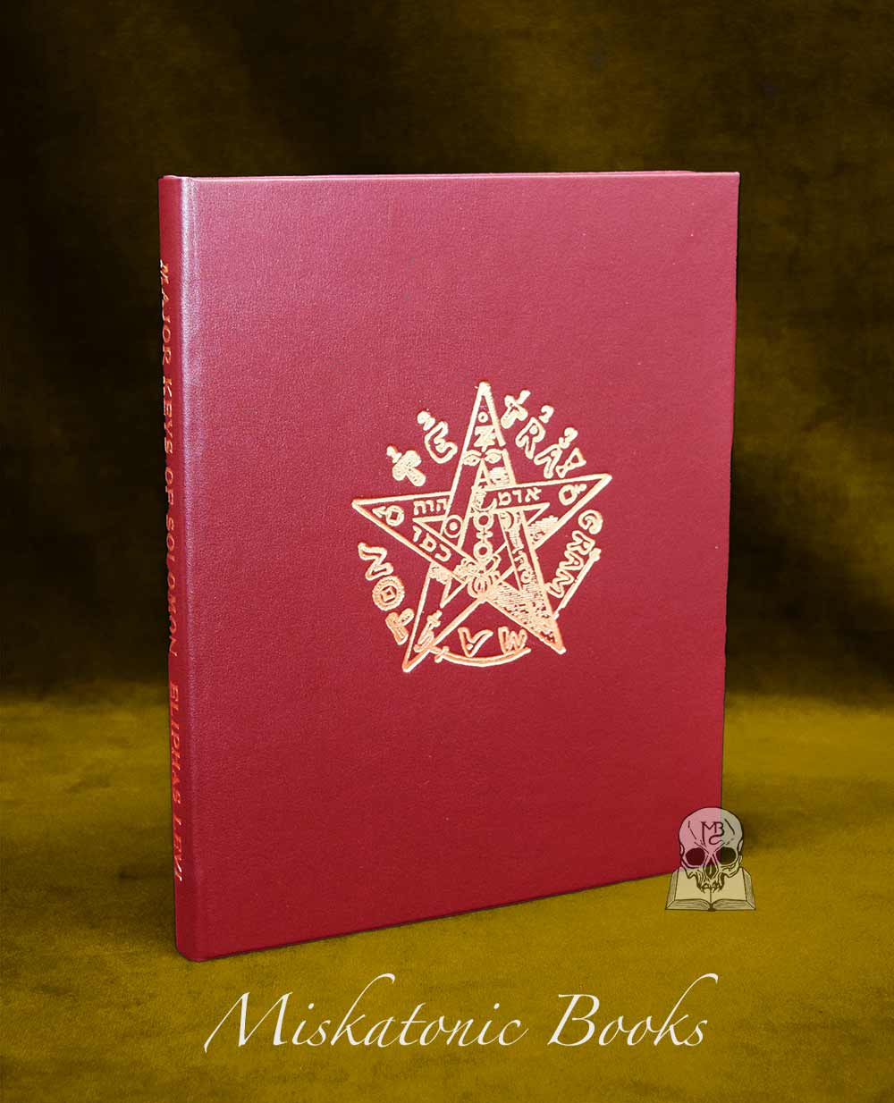 MAJOR KEYS OF SOLOMON by Eliphas Levi - Deluxe Edition in Smooth Burgundy Sheepskin