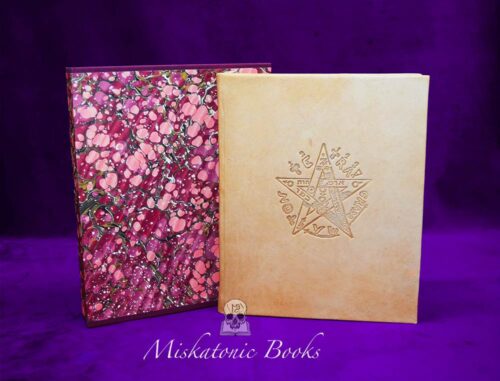 MAJOR KEYS OF SOLOMON by Eliphas Levi - Deluxe Edition Bound in Rough Undyed Goatskin in Custom Slipcase