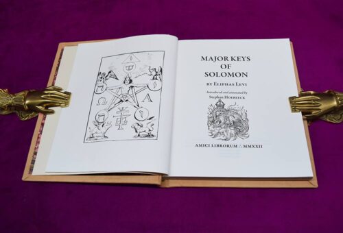 MAJOR KEYS OF SOLOMON by Eliphas Levi - Deluxe Edition Bound in Rough Undyed Goatskin in Custom Slipcase - Image 7