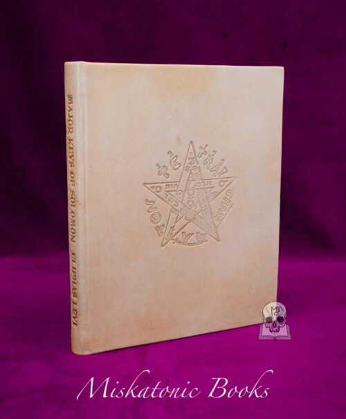 MAJOR KEYS OF SOLOMON by Eliphas Levi - Deluxe Edition Bound in Rough Undyed Goatskin in Custom Slipcase - Image 2