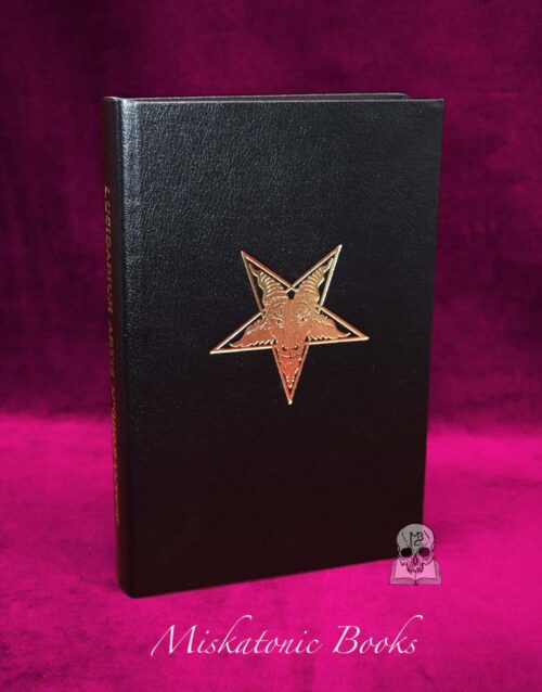 ELUCIDATION OF NECROMANCY: Lucidarium Artis Nigromantice by Peter Abano translated by Joseph H. Peterson - Limited Edition Hardcover Bound in Leather