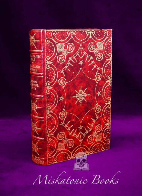 The Satanic Bible and The Satanic Rituals by Anton Szandor LaVey - Two Classics Bound in One Hardcover Special Edition and Custom Rebinding by Nate McCall
