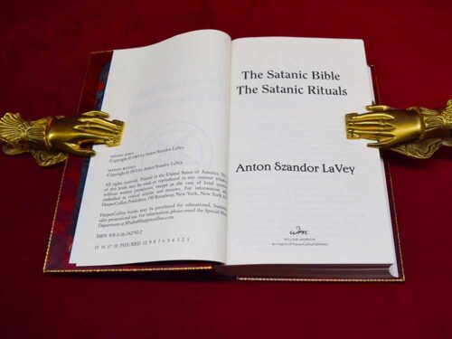 The Satanic Bible and The Satanic Rituals by Anton Szandor LaVey - Two Classics Bound in One Hardcover Special Edition and Custom Rebinding by Nate McCall - Image 4