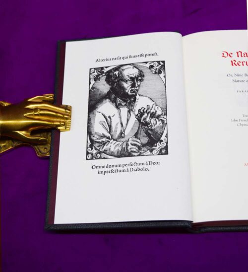 DE NATURA RERUM (On the Nature of Things) by Paracelsus - Limited Edition Hardcover - Image 2