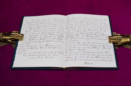 THE EDWARD KELLEY MANUSCRIPT - Deluxe Limited Edition Quarter Bound in Leather with Custom Marbled Slipcase - Image 4