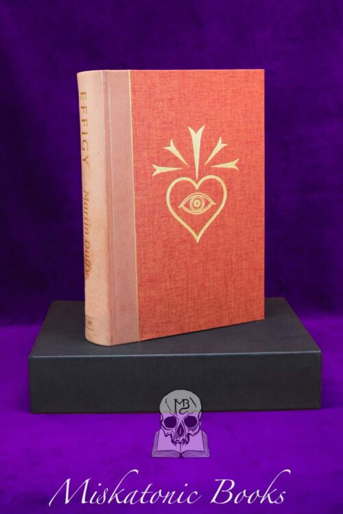 EFFIGY by Martin Duffy - Deluxe Edition Quarter Bound in Mahogany Goat in Slipcase