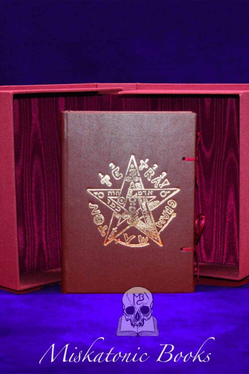 HISTORY OF MAGIC by Eliphas Levi - Deluxe Leather Bound Edition in Custom Clamshell Box
