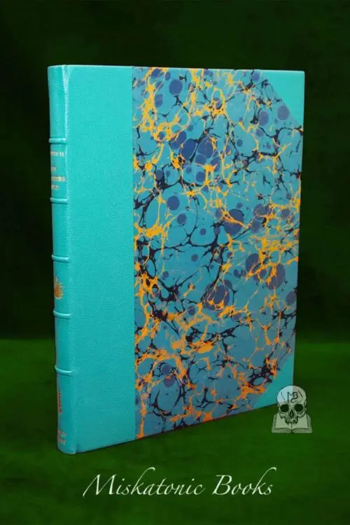 ALRAUNE: THE POISONERS GUILD by Chthonia, Rebecca Beyer, Tugce Okay and more - Deluxe Half Bound in Leather and Marbled Boards Artisanal Edition in Custom Slipcase