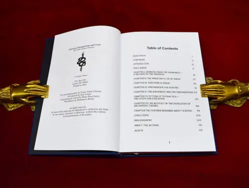 GATEWAYS THROUGH STONE AND CIRCLE by Frater Ashen Chassan 10 year Anniversary Edition - Deluxe Leather Bound Limited Edition Hardcover in Custom Traycase - Image 4
