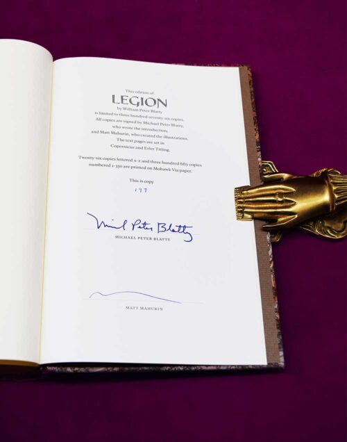 LEGION by William Peter Blatty - introduction by Michael Peter Blatty - Signed Limited Edition in Custom Traycase - Image 5