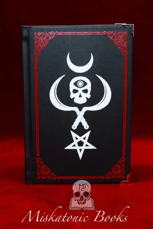 QALOH-MENAH: The Faceless Goddess by Madame Orfa - Deluxe Leather Bound Edition with Altar Cloth and Sigil Cards