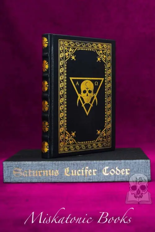 SATVRNVS LVCIFER CODEX by David Mllr - SPECIAL DEVOTEE Leather Bound Edition with Custom Velvet Lined Solander Box