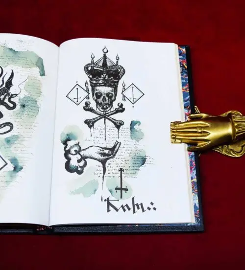 SATVRNVS LVCIFER CODEX by David Mllr - SPECIAL DEVOTEE Leather Bound Edition with Custom Velvet Lined Solander Box - Image 6
