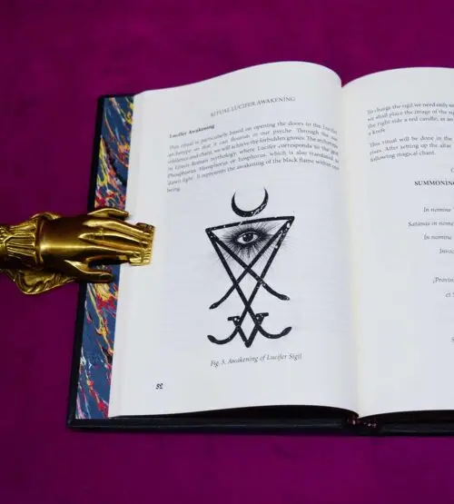 SATVRNVS LVCIFER CODEX by David Mllr - SPECIAL DEVOTEE Leather Bound Edition with Custom Velvet Lined Solander Box - Image 8