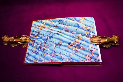 SEXUAL MAGICK: (Amor Divina) Templar Secrets of Divine Love, Hymn to Pan with performance notes by A. Crowley. The Gnostic Neo-Christians by T. Reuss - SPECIAL Deluxe Leather Bound Limited Edition in Custom Slipcase - Image 4