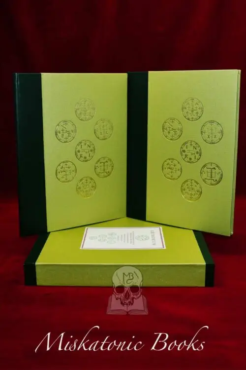 GRIMOIRE OF ARMADEL translated by S.L. MacGregor Mathers 2 volumes - Limited Edition Quarter Bound in Leather in Custom Slipcase