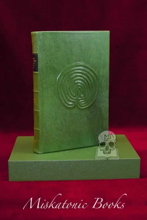 TRADITIONAL WITCHCRAFT: A Cornish Book of Ways by Gemma Gary - in Artisan Green Goat Leather in Slipcase Special Fine Edition with Original Art one of only 5 copies! - Image 2
