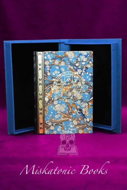 ZAKAEL: The Stargate of Kryst by Vermilion -Deluxe Quarter Leather and Marbled Boards Special DEVOTEE Limited Edition Hardcover in Custom Traycase #2 of only 2 proof copies