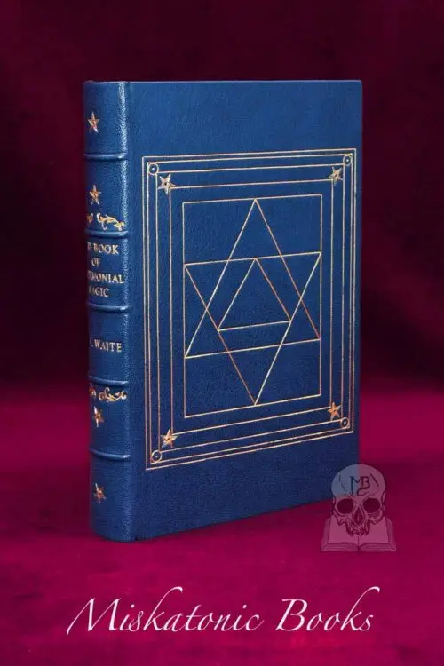 The Book of Ceremonial Magic, the Secret Tradition in Goëtia - including the Rites and Mysteries of Goetic Theurgy, Sorcery and Infernal Necromancy - Custom Leather Binding by Nate McCall